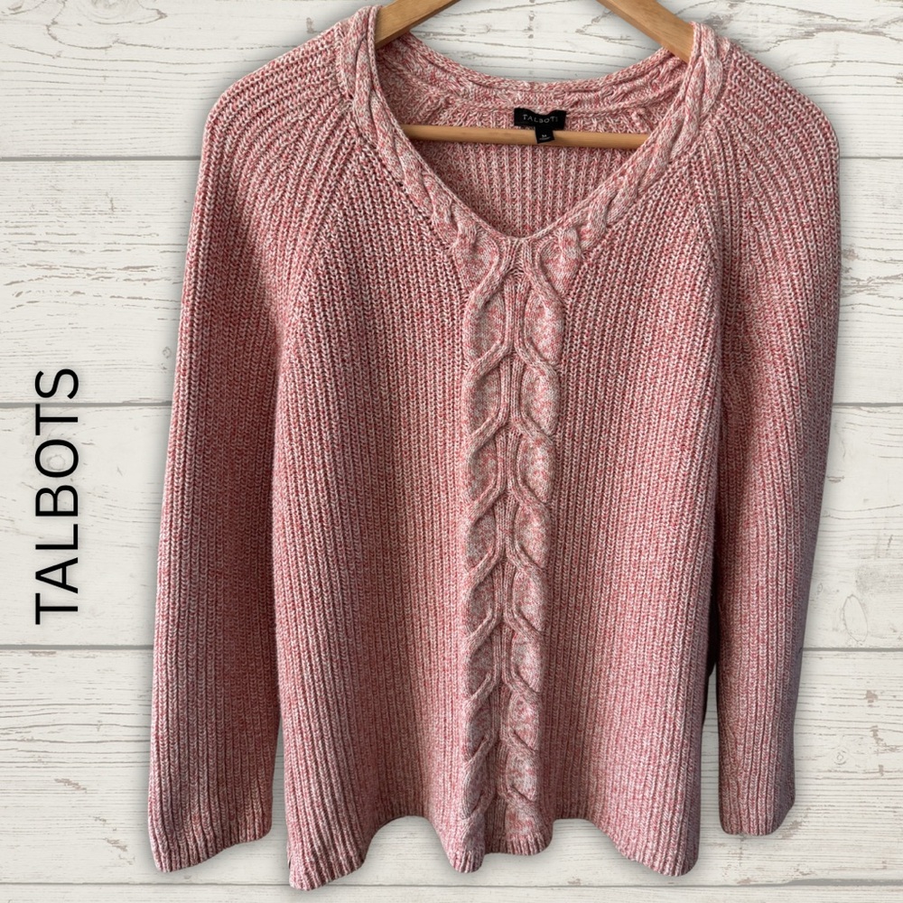 {Talbots} Shaker Knit COTTON Sweater